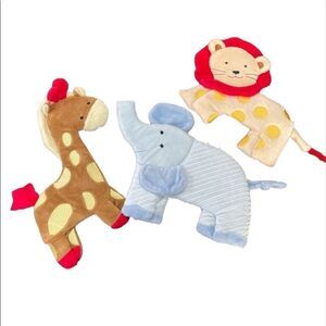 Baby Nursery Kids Plush Wall Decor Animals 🐻🦁🐘